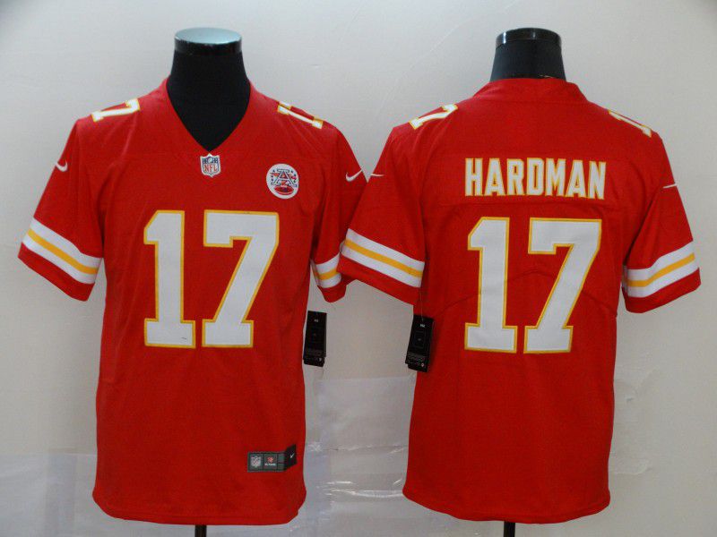 Men Kansas City Chiefs 17 Haroman Red Nike Vapor Untouchable Limited NFL Jersey